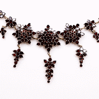 Grand Bohemian Garnet Necklace