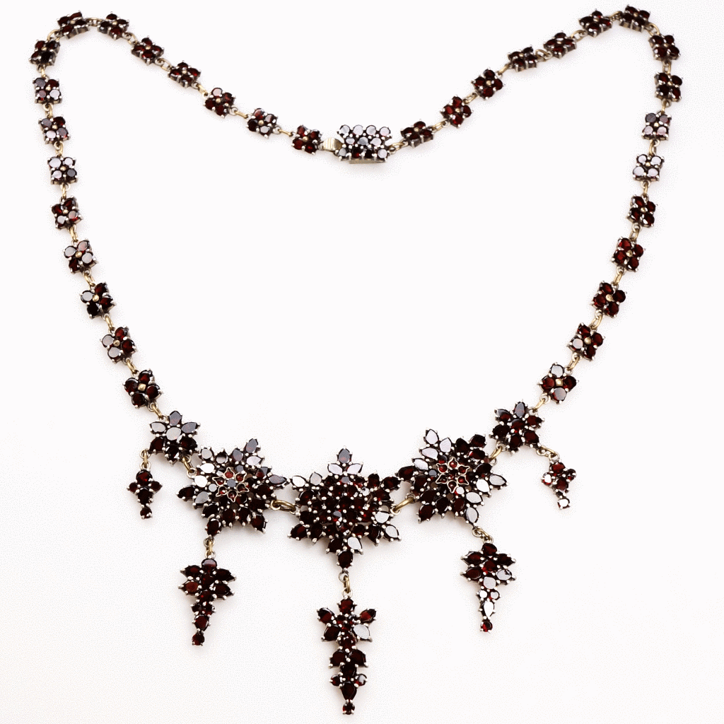Grand Bohemian Garnet Necklace
