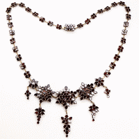 Grand Bohemian Garnet Necklace