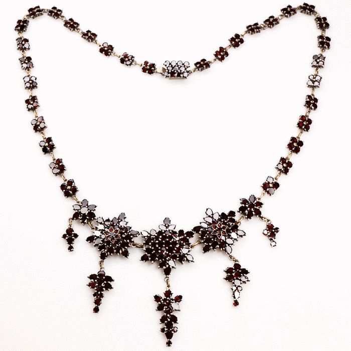 Grand Bohemian Garnet Necklace