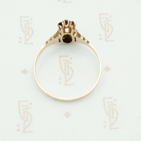 Victorian Rose Gold Garnet Ring