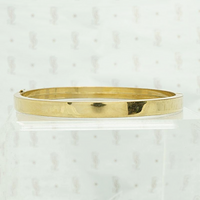 Fun & Colorful Slim Floral Bangle, back view.