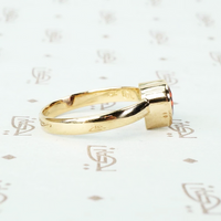 Garnet Heart Ring by 720 for GSL