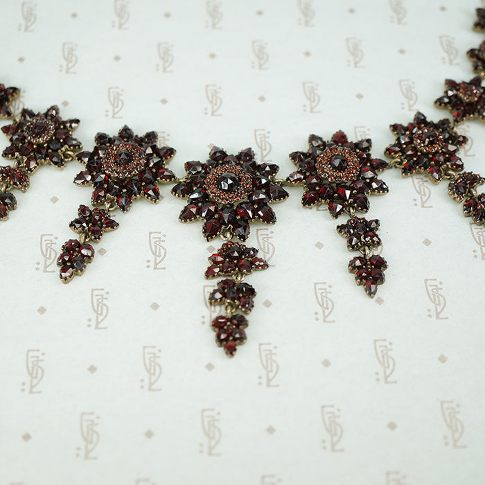 The Garland of Garnets Bohemian Necklace