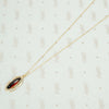 Garnet Cabochon Gold Pendant c1910