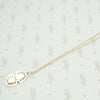 Garnet Cabochon Gold Pendant c1910