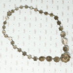 antique rose cut garnet necklace bohemian reverso