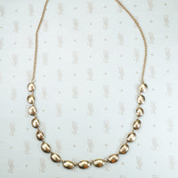 Gold and Garnet Necklace Circa 1850