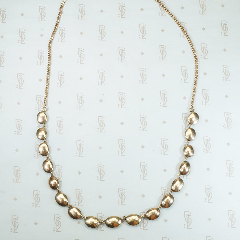 Gold and Garnet Necklace Circa 1850