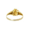 Georgian Garnet Pansy Ring in 22k Gold