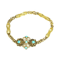 Gem Set Georgian 18k Gold Bracelet