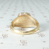 Georgian Golden Citrine and Pearl Ring