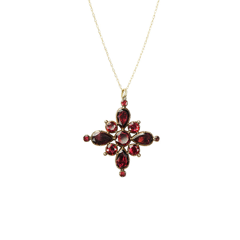 Delicious Georgian Garnet Pendant