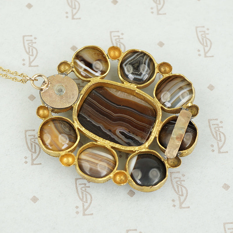 Georgian Banded Agate Necklace
