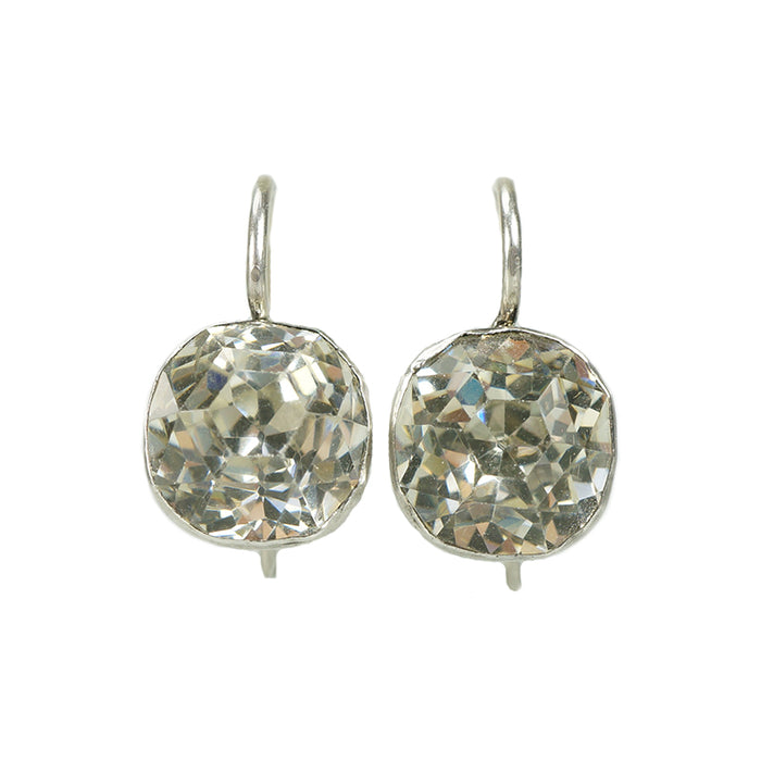 Antique Georgian Earrings - Gem Set Love