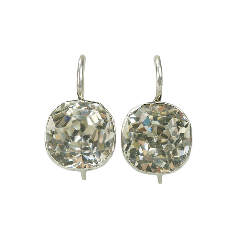 Antique Georgian Earrings - Gem Set Love