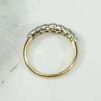 Antique Cushion Cut OMC Diamond Band