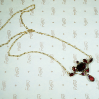 Exquisite Georgian Garnet & Gold Necklace