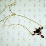 Exquisite Georgian Garnet & Gold Necklace