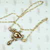 Exquisite Georgian Garnet & Gold Necklace