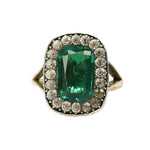 Georgian Emerald Paste Ring early 1800s