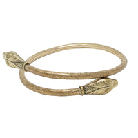 gilt metal snake bracelet