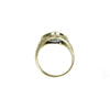 Unusual Vintage Yellow Gold Aquamarine Ring