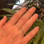 Recycled Gold Beauty Baguette Diamond Band