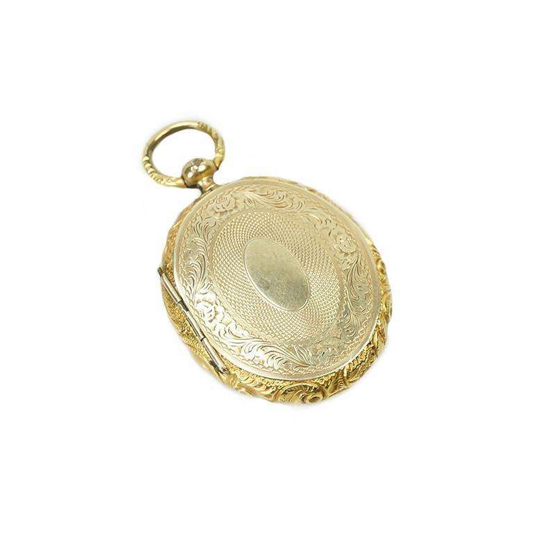 Early 19th century Double sided Gold Locket