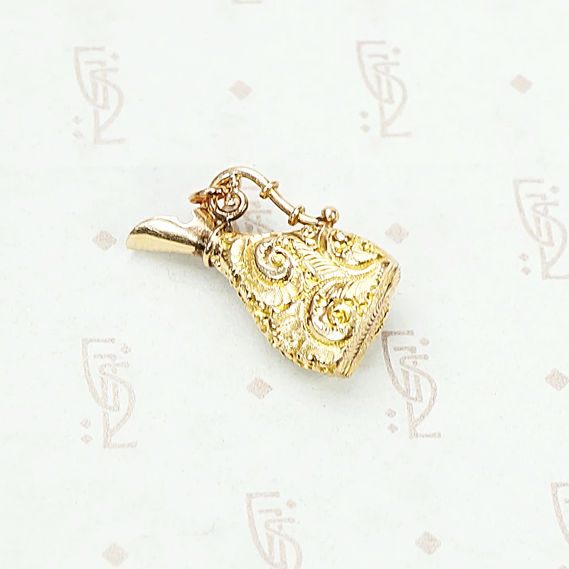 Tiny Golden Ewer for your Swivel Hook