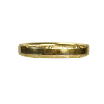 Classic Vintage Hinged Gold Filled Bangle - Gem Set Love