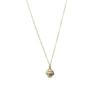 Rosey Gold Victorian Spinner Fob Locket