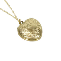 english 9ct locket top hinge