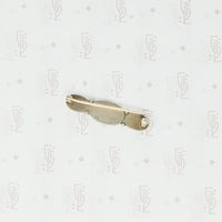 gold quartz trio brooch