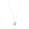alaskan gold quartz pendant in 14k