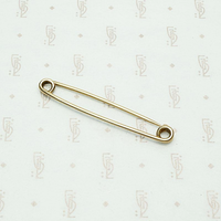 Antique English Gold Safety Pin
