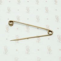 Antique English Gold Safety Pin