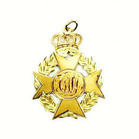 Antique 14k Yellow Gold Pendant Fob dated 1903