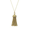 Etruscan Revival 18k Tassel Pendant Necklace