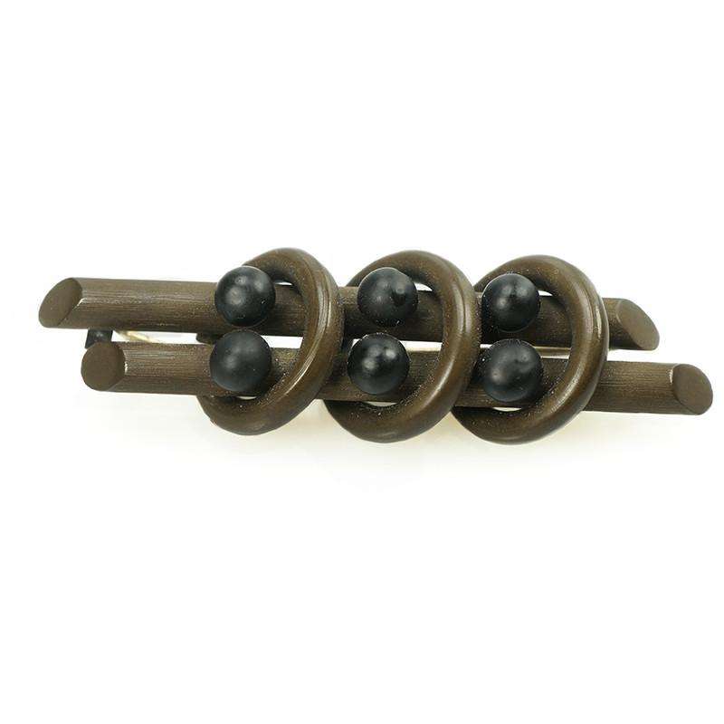 Victorian Vucanite Brooch