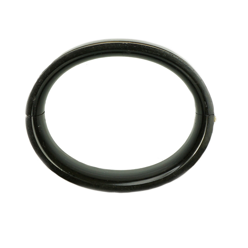 Gutta-Percha and Gold Hinged Bangle