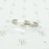 The Grace and Bob Platinum Wedding Band