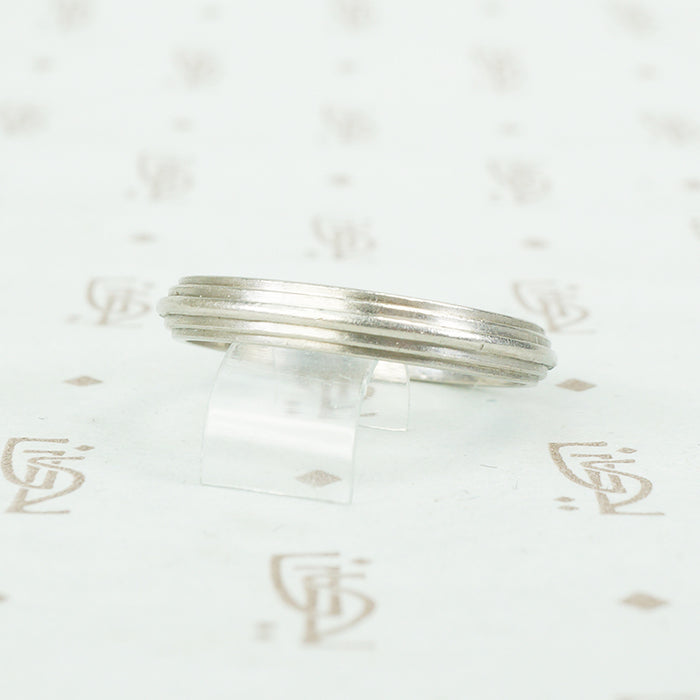 The Grace and Bob Platinum Wedding Band