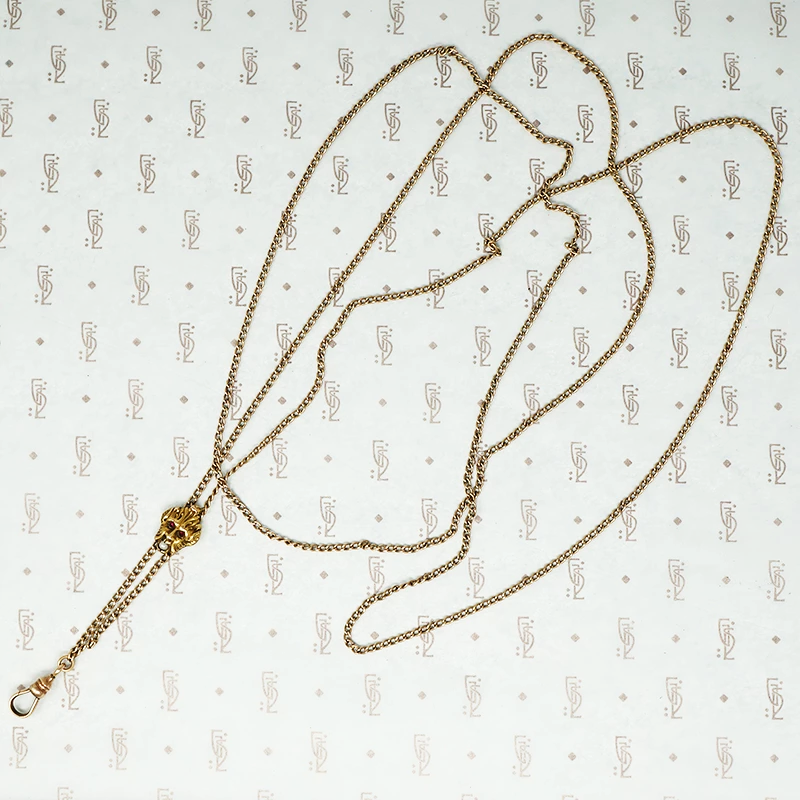 greenman slide gold chain with hook
