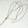 greenman slide gold chain with hook