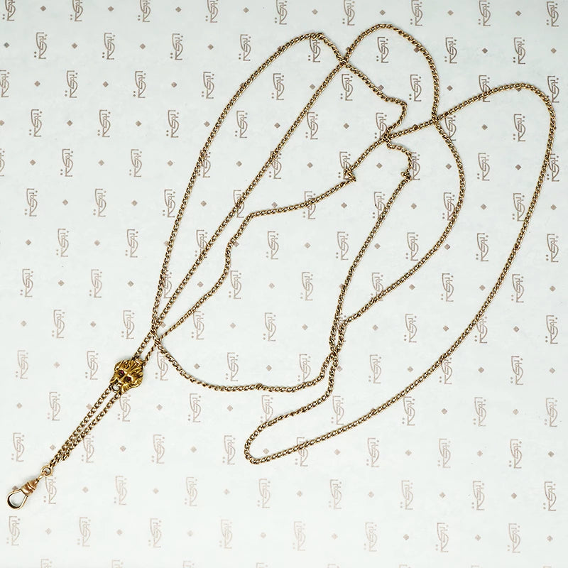 greenman slide gold chain with hook