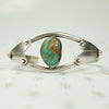 The Dragonfly Wing Vintage Sterling Turquoise Cuff Bracelet