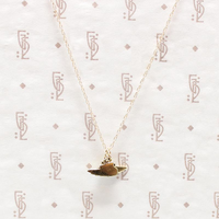Vintage Gold Feathered Wing Charms Necklace