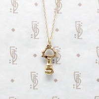 Unity & Solidarity Clenched Fist Gold Charm Necklace