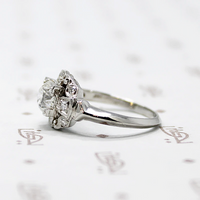 Exceptional 1930s Diamond & Platinum Engagement Ring